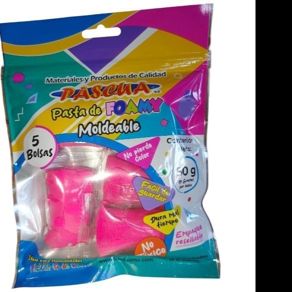 FOAMY MOLDEABLE 50G. ROSA MEX. E.10 C.200